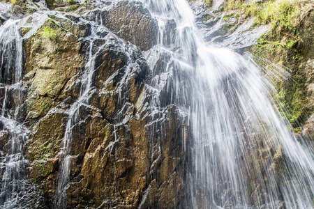 mountain waterfallの写真素材