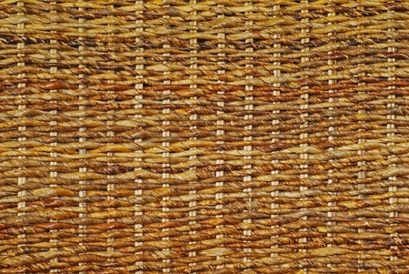 Rattan texture of a kitchen chair.