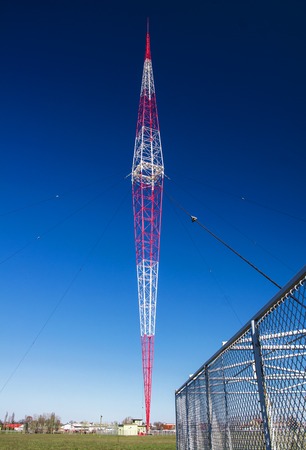 The highest telecommunications mast tower in Europe.の写真素材