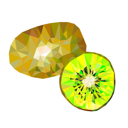 kiwi trianglesのイラスト素材