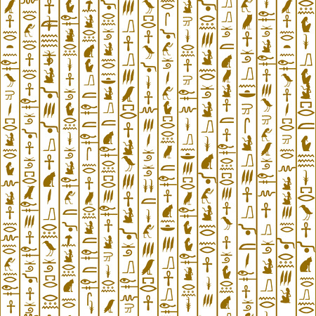 gold characters on a white backgroundのイラスト素材