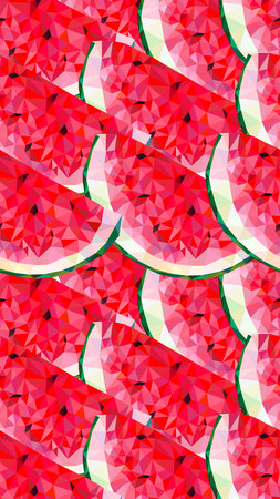 Wallpapers for phone with watermelonのイラスト素材