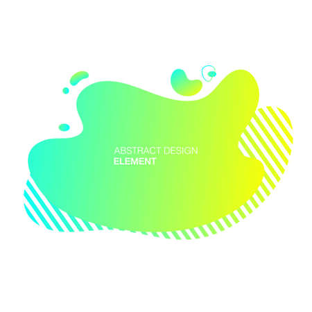Abstract graphic element. Dynamic colored gradient shapes and lines. Template ready for logo design, flyer or presentationのイラスト素材
