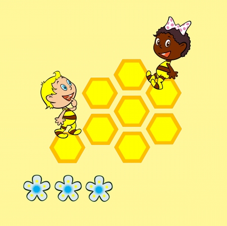 honey babiesのイラスト素材