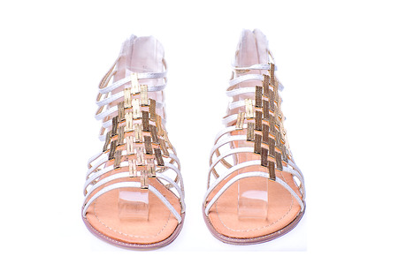 high heel Romans shoesの写真素材