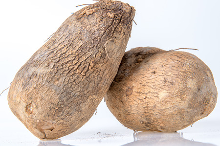 Sweet potato isolated on white background