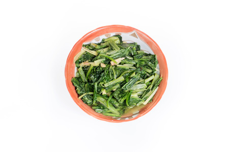 fried Indian Lettuce (Lactuca sativa Linn)の写真素材