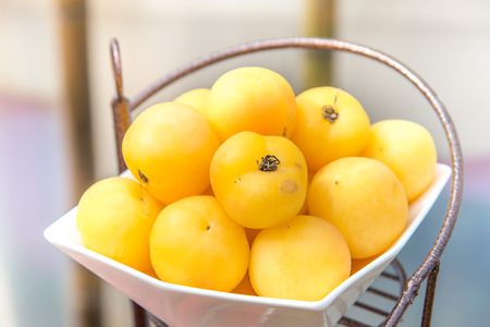 yellow tomatoesの写真素材