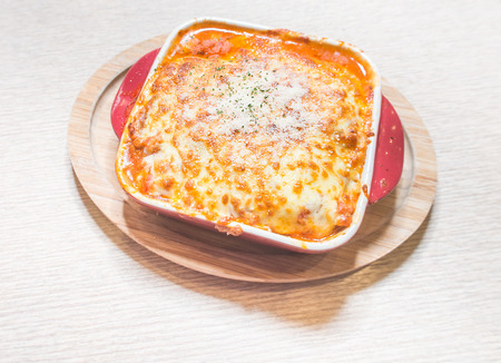Cottage cheese casseroleの写真素材