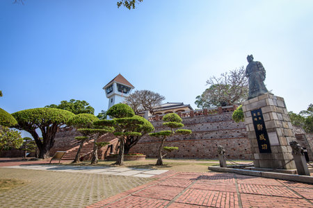 Tainan, Taiwan - April 5,2017: Fort Zeelandia in Taiwan Tainanのeditorial素材