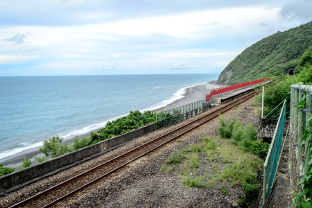 Taitung, Taiwan - August 26, 2017: Duoliang Station. The most beautiful station in Taiwan.のeditorial素材