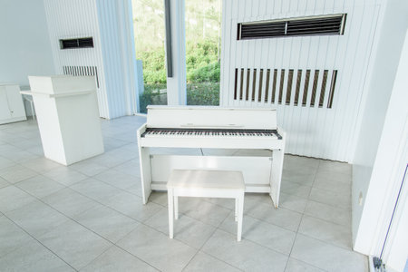 Tainan, Taiwan-November 17, 2017: A White Church (With Chinese Name "YinShanTang" in the Front) for Tourism and Photo Shooting in Yujingのeditorial素材