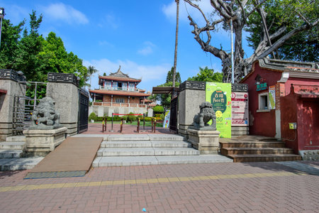 Tainan, Taiwan - November 20, 2017: The Ticket Office of Chikan Tower in Taiwan Tainan.のeditorial素材