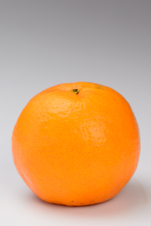 fresh oranges isolated on white backgroundの写真素材