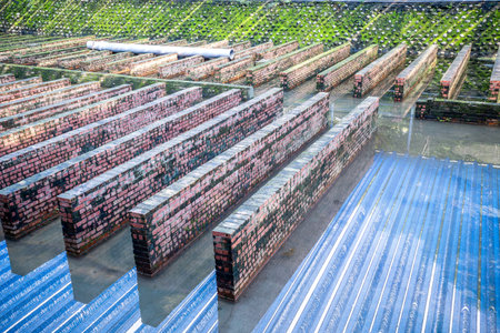 Ten drum culture area in Tainan which is reconstruction from old sugar factory.のeditorial素材