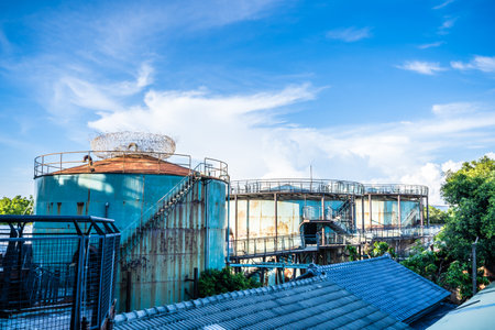 Ten drum culture area in Tainan which is reconstruction from old sugar factory.のeditorial素材