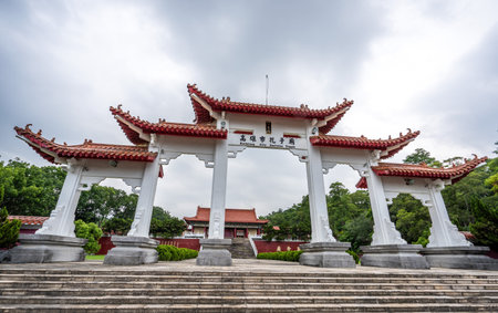 KAOHSIUNG, TAIWAN -- July 26 , 2018: The biggest confucius Temple in Kaohsiung, Taiwan.のeditorial素材