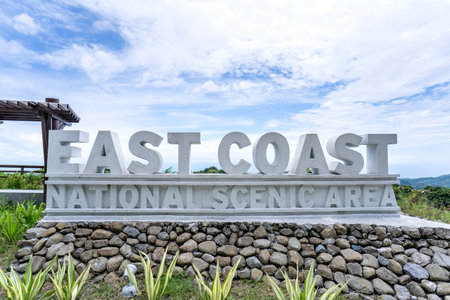 Taitung, Taiwan-August 15, 2018: The East Coast National Scenic Area, known asのeditorial素材