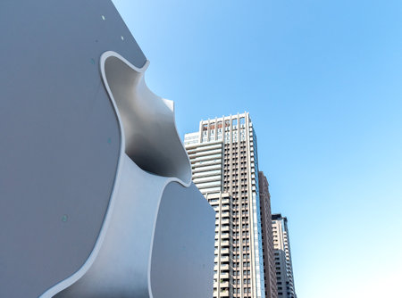 Taichung, Taiwan(R.O.C) - October 01, 2018 - National Taichung Metropolitan Opera House, Taichung Theater, designed by Architect Toyo Ito.のeditorial素材
