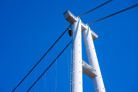 Kokonoe Yume Suspension Bridge (otsurihashi), the most highest suspension bridge for walkway in...