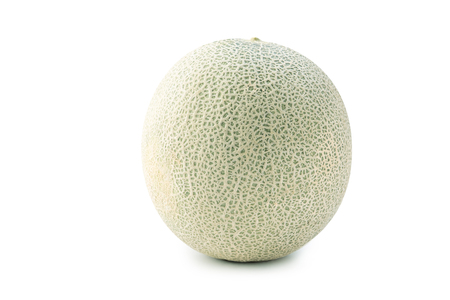 rock cantaloup melon isolated on white backgroundの写真素材