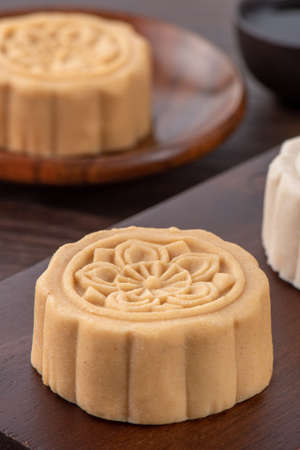 Colorful beautiful moon cake, mung bean cake, Champion Scholar Pastry cake for Mid-Autumn festival...