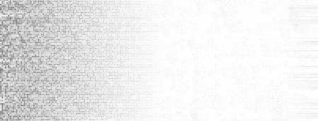 Abstract technology background with textured random round shape spot pattern in black and white.の写真素材