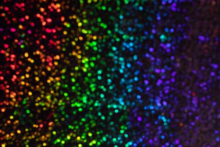 Abstract colorful rainbow neon glow space backgroundの写真素材