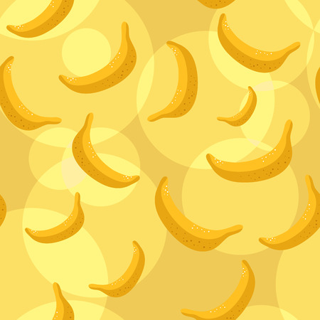 Seamless bananasのイラスト素材