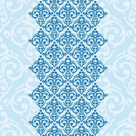 Vector seamless baroque damask luxury backgroundのイラスト素材
