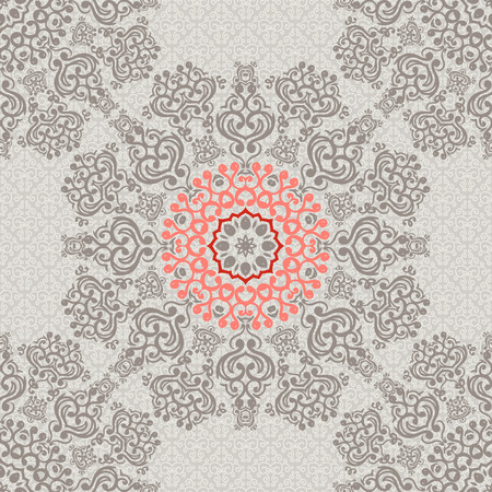 ector seamless baroque damask luxury backgroundのイラスト素材