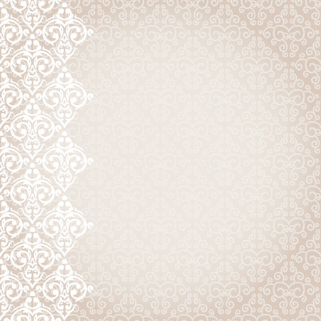 Vector seamless baroque damask luxury backgroundのイラスト素材