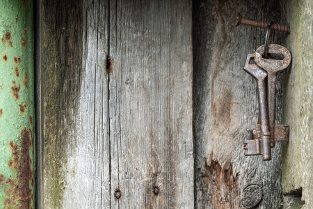 Old keysの写真素材