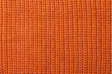 orange knitted textureの写真素材