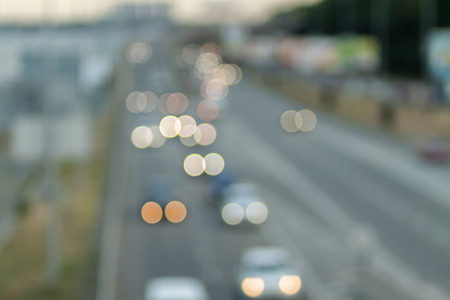 Cityscape bokeh. Background out of focus. Fairy defocused photo. Can use as wallpaper, backdrop...