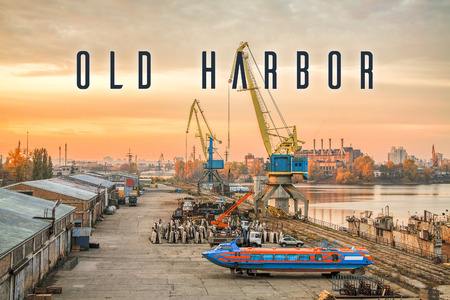 Old harborの写真素材