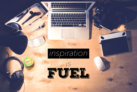 Inspiration is fuelの写真素材