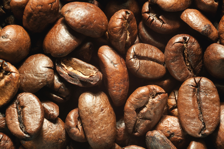 Coffee beans close-upの写真素材