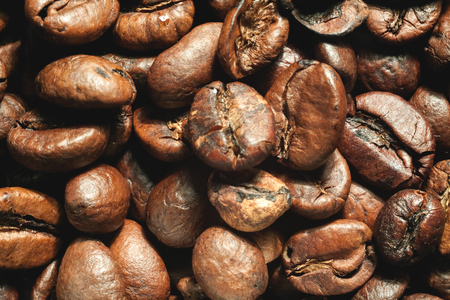 Coffee beans close-upの写真素材