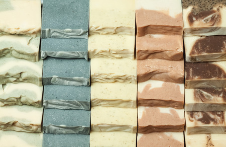 Organic handmade soap.の写真素材