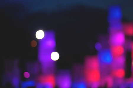 Blurry colorful night backgroundの写真素材