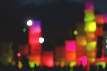 Blurry colorful night backgroundの写真素材