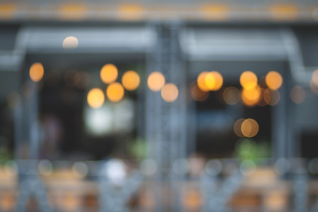 Mall showcase. Bokeh city background.の写真素材