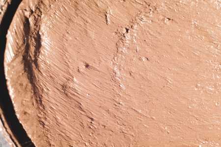 Professional cosmetic. Cream concealer. Working with skin defects.の写真素材