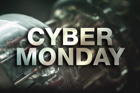 Cyber ??monday posterの写真素材
