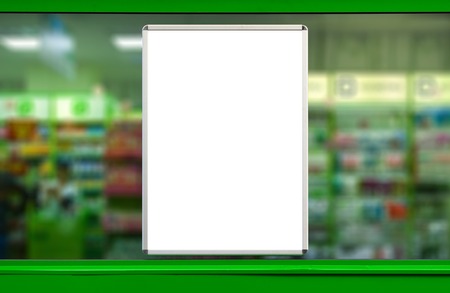 Empty advertising boardの写真素材