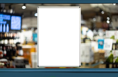 Empty advertising boardの写真素材