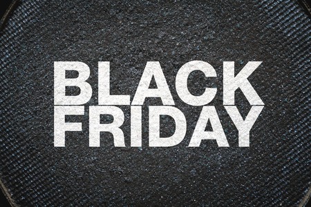 Black friday poster. Macro eyeshadow refill background.の写真素材