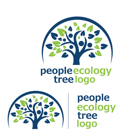 people ecology treeのイラスト素材