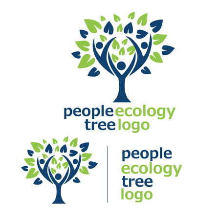 people ecology treeのイラスト素材